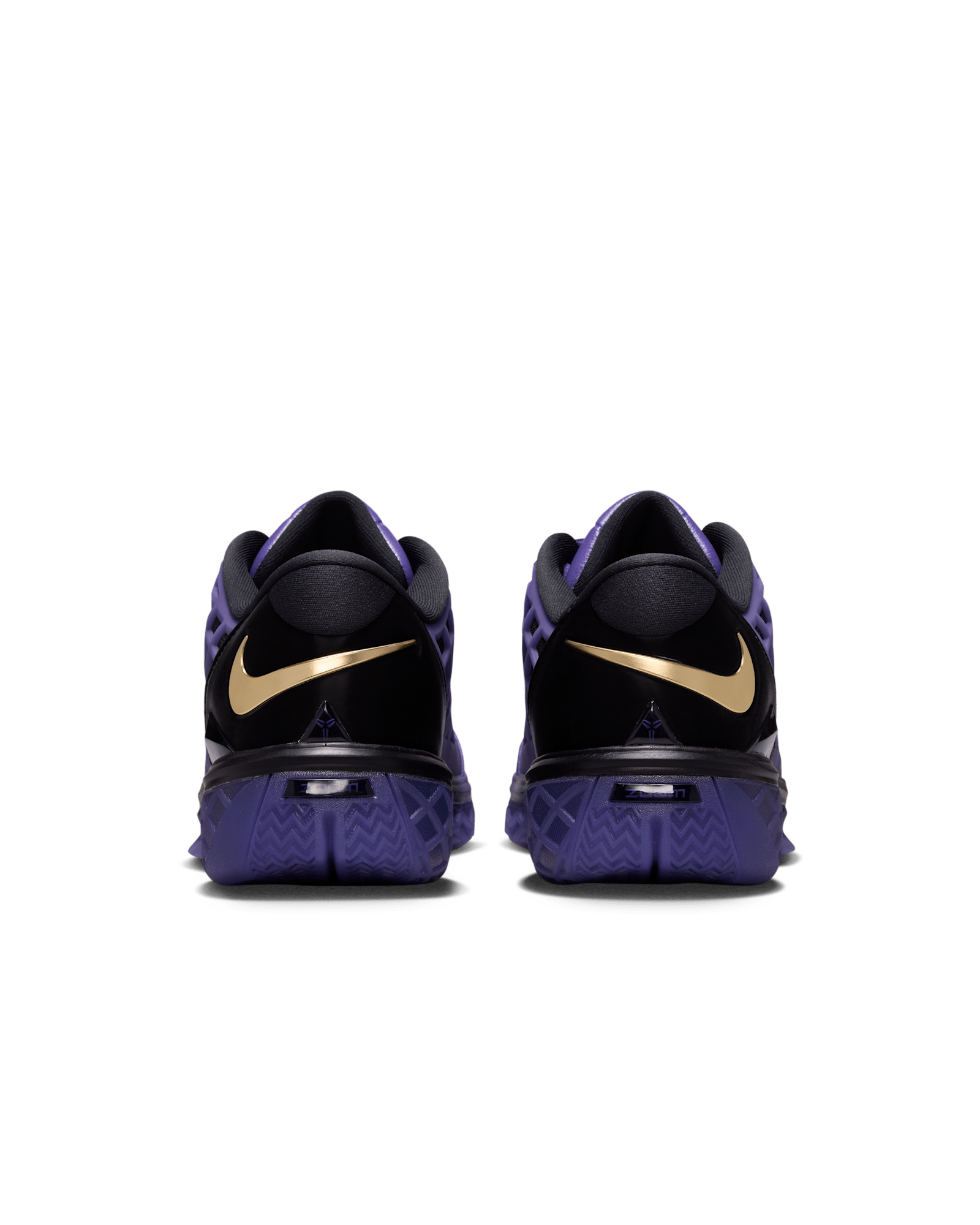 Rear view with Metallic Gold Nike Swooshes